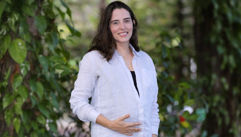 A professora do CCG Mariana Fontenele, prestes a se tornar mãe, é a sétima entrevistada da série Gente que muda o mundo (Foto: Ares Soares)
