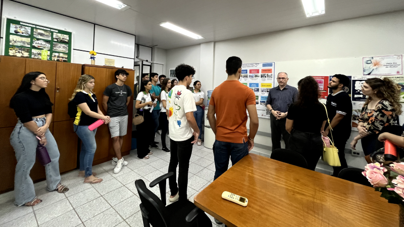 As atividades reuniram estudantes de diversas escolas de Fortaleza, proporcionando a oportunidade de esclarecerem dúvidas sobre suas futuras áreas de atuação (Foto: Tarsila Saunders)