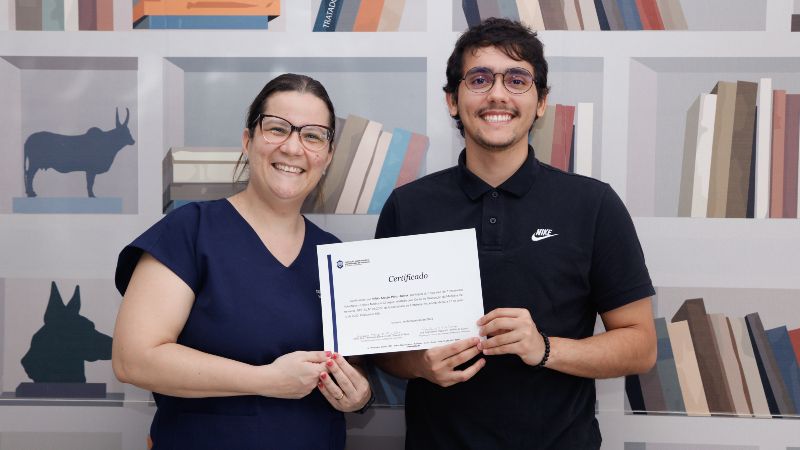 Alunos selecionados desenvolverão atividades no Complexo da Medicina Veterinária da Unifor de 5 a 18 de janeiro (Foto: Maria Tereza)