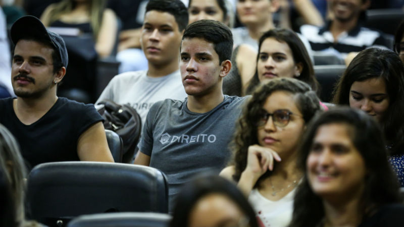 Novos alunos do curso de Direito serão acolhidos com vasta programação durante a VIII Semana da Integração (Foto: Ares Soares/Unifor)