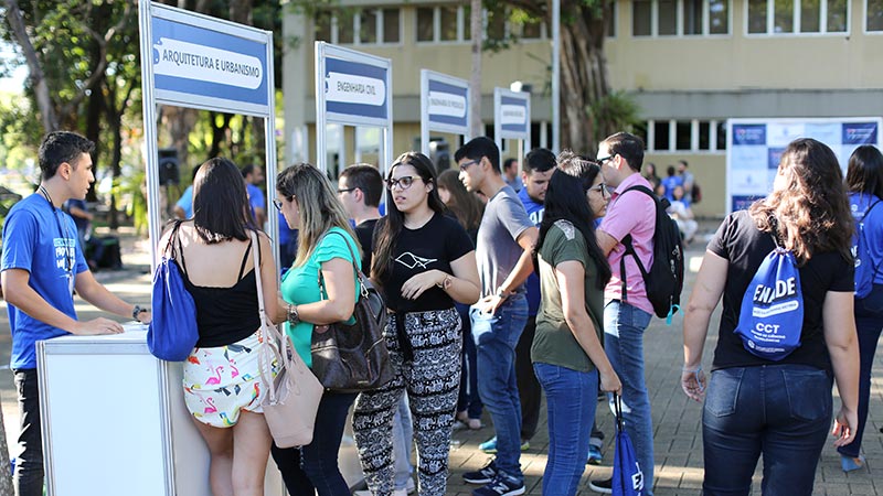 O Enade é um componente curricular obrigatório. Alunos dos cursos do CCT e do CCS participam da edição deste ano (Foto: Ares Soares)