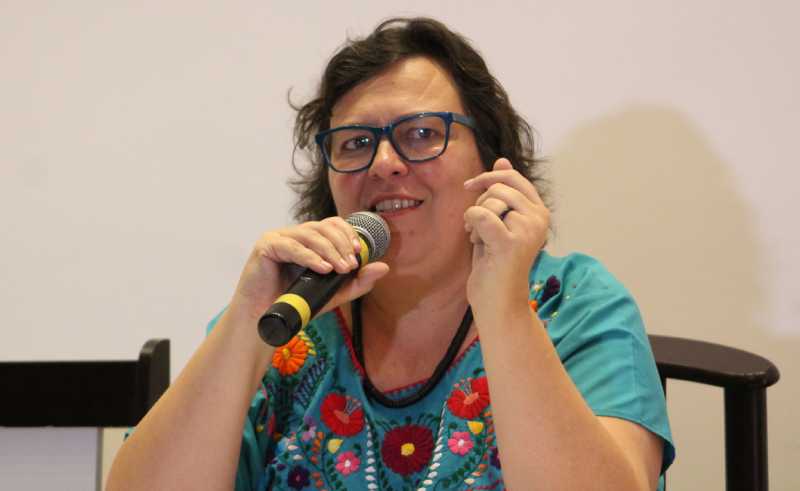 Evaniza Rodrigues é Militante da União Nacional por Moradia Popular (UNMP). (Foto: Sindicato dos Arquitetos do Rio Grande do Sul)