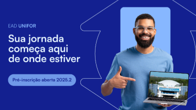 Ambiente virtual moderno, suporte qualificado e infraestrutura presencial fazem parte dos diferenciais da EAD Unifor (Foto: Divulgação)