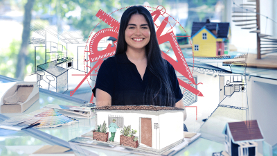 Implantada no início de 2025, disciplina pioneira na formação em arquitetura e urbanismo do Brasil tem como foco melhorias em habitações de interesse social nesse primeiro ano de aplicação (Foto: Ares Soares / Arte: Luiz Gonzaga)