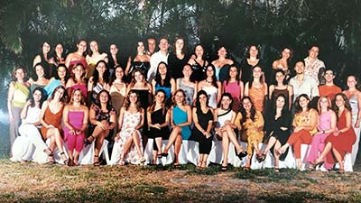 Turma de formandos em Psicologia, 2003. Foto: Arquivo pessoal.