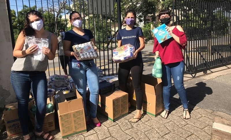 O processo de arrecadação é feito online, a partir do perfil da iniciativa no Instagram: @ligasunidaspelobem. (Foto: divulgação)