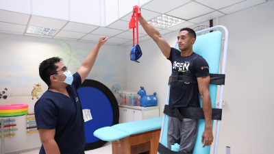 Espaço de prática para os alunos da Unifor, o Núcleo de Atenção Médica Integrada - Nami oferece atendimentos na área de fisioterapia para a comunidade (Foto: Ares Soares)