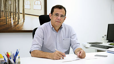 Professor Jackson Sávio, diretor do Centro de Ciências Tecnológicas da Unifor (Foto: Ares Soares/Unifor)