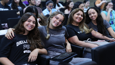 Curso de Biomedicina foi lançado no início de 2025 e já desperta entusiasmo entre os alunos ingressantes (Foto: Ares Soares)