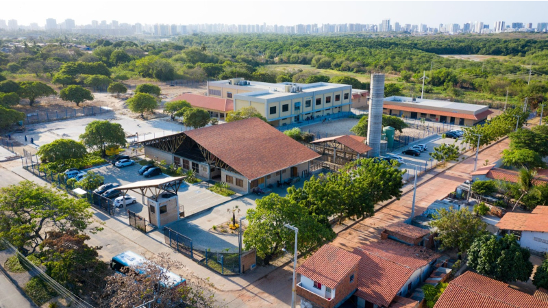 Complexo de Medicina Veterinária da Universidade de Fortaleza fica localizado na rua Cidade Ecológica, 635 – Edson Queiroz (Foto: Ares Soares)