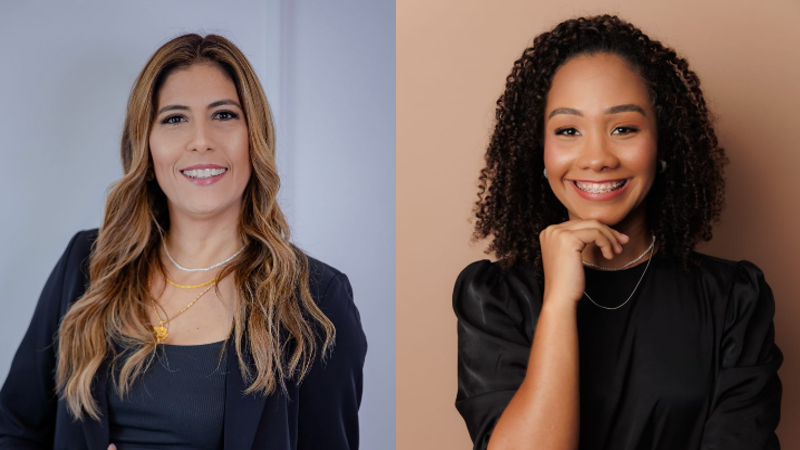 Cláudia Belém e Adna Nogueira são fonoaudiólogas especialistas em câncer de cabeça e pescoço (Fotos: Arquivo Pessoal)