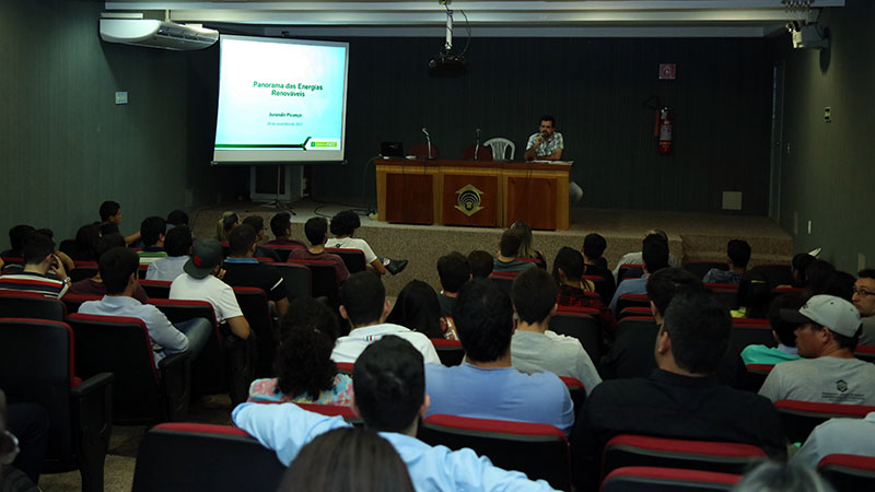 Última edição do Ciclo de Palestras de Energias Renováveis (Foto: Ares Soares/Unifor)