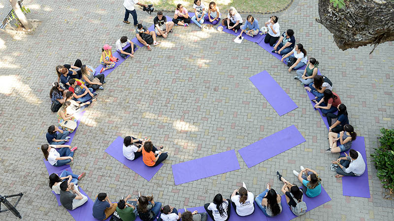 Florescer é uma ação desenvolvida pela Área de Gestão de Estudantes da Unifor com o objetivo de promover saúde e bem-estar (Foto: Ares Soares)