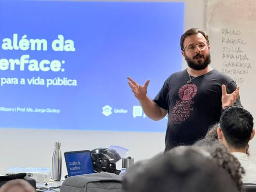 Palestra UX além da interface, design para a vida pública