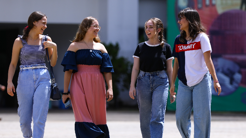 Estudantes no Campus Unifor