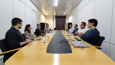 Pesquisadores da Unifor e da UECE participaram de reuniões na PGE-CE para viabilizar o projeto (Foto: João Victor Costa - Ascom PGE-CE)