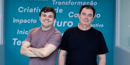 Teixeira Júnior, fundador e CEO da Eddukare, e Paulo Menzes, sócio e COO (Foto: Marjorie Zaranza)