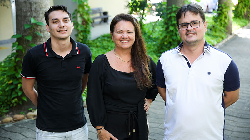 Autores do trabalho: Carlos Caminha, Vasco Furtado, Vládia Pinheiro e Caio Ponte. Foto: Ares Soares.