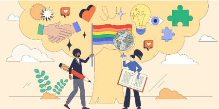 O estudo oferece um diagnóstico claro para melhorar políticas públicas e corporativas para pessoas LBGTQIAPN+ (Ilustração: Getty Images)