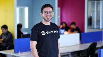 Mestre em Propriedade Intelectual e Transferência de Tecnologia para Inovação, Rodrigo é pesquisador científico e professor de Empreendedorismo e Inovação (Foto: Ares Soares)