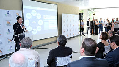 O Parque Tecnológico da Universidade de Fortaleza, o TEC Unifor, foi oficialmente inaugurado em julho de 2017 (Foto: Ares Soares)