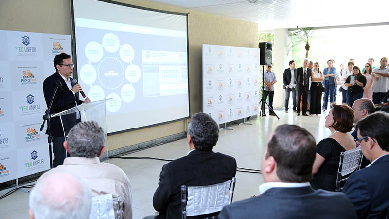 O Parque Tecnológico da Universidade de Fortaleza, o TEC Unifor, foi oficialmente inaugurado em julho de 2017 (Foto: Ares Soares)