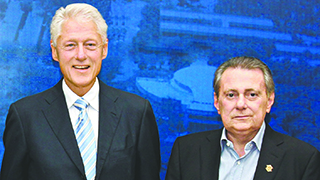 Bill Clinton e Chanceler Airton Queiroz