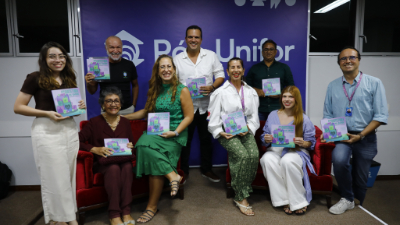 Para marcar o lançamento do livro, a Unifor promoveu, no dia 18 de junho, um evento de apresentação da obra à comunidade acadêmica (Foto: Leonardo Bino)