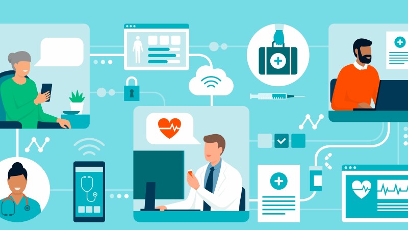 A formação contribui para gerar produtos e tecnologias que impactem nas instituições de saúde pública e privada e capacitar profissionais para o desenvolvimento do cuidado de Enfermagem (Ilustração: Getty Images)