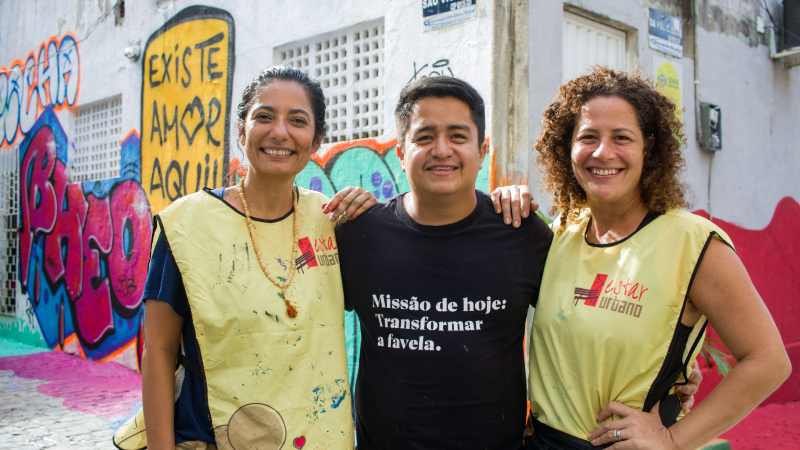 Durante o mutirão, serão executadas intervenções de baixo custo e alto impacto social, como pintura de murais e pisos (Foto: Divulgação)