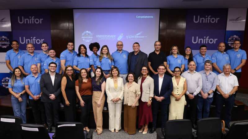 A aula inaugural contou com a presença de gestores e colaboradores da Unifor e da M. Dias Branco e dos alunos que integrarão a turma (Foto: Ares Soares)