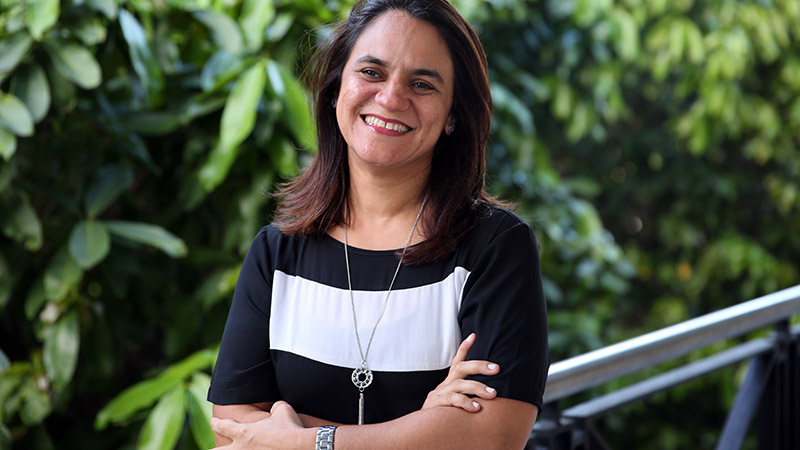 Professora Mirna Frota, coordenadora da Pós-Graduação em Saúde Coletiva da Unifor (Foto: Ares Soares)