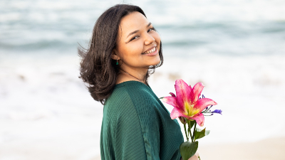 Rafaele Barbosa garantiu participação na obra ao ser selecionada em edital público (Foto: Acervo Pessoal)