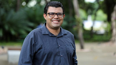Doutor em Nutrição em Saúde Pública, Augusto integra o corpo docente da Unifor desde 2017 (Foto: Ares Soares)