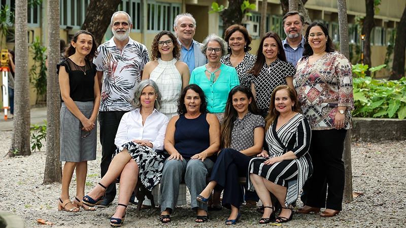 Docentes da Pós-graduação em Psicologia da Unifor. Em 2017, o Programa comemorou 20 anos de atuação (Foto: Ares Soares)
