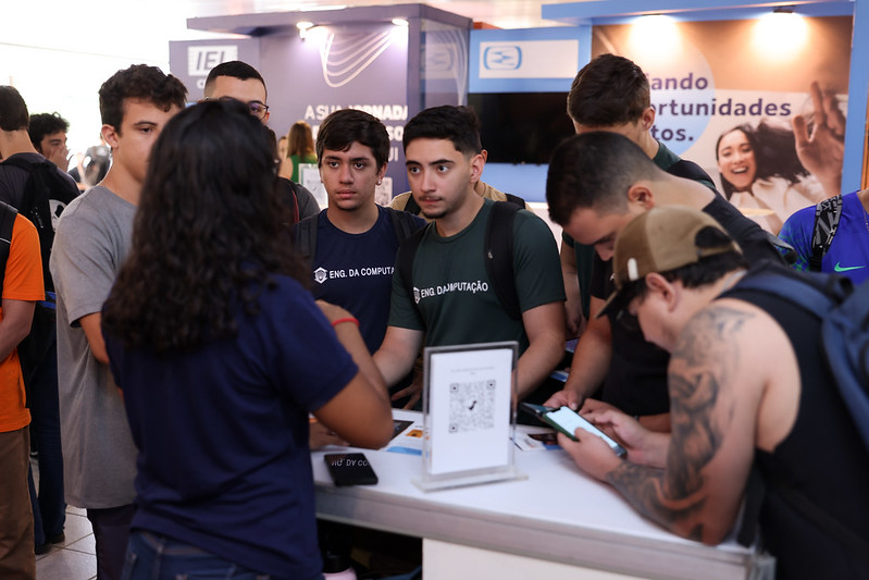 A Feira de Carreiras visa aumentar a empregabilidade de alunos e egressos da graduação e pós-graduação. (Foto: Ares Soares/2023)