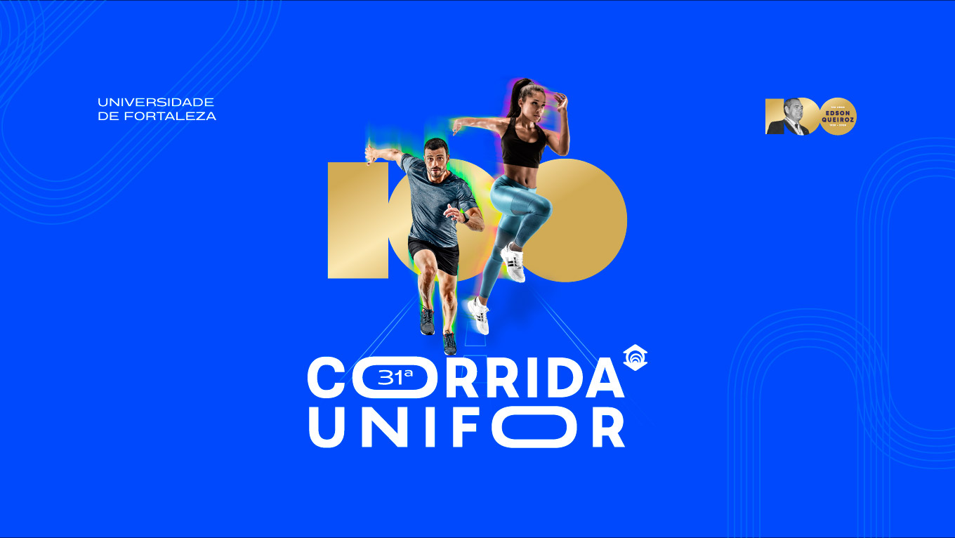 Imagem de atletas correndo na Unifor
