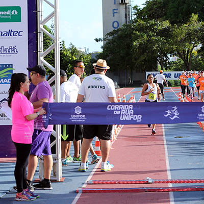 chegada da corrida